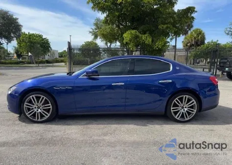 2016 Maserati Ghibli S z USA, uszkodzony, nr VIN ZAM57RTA2G1179510